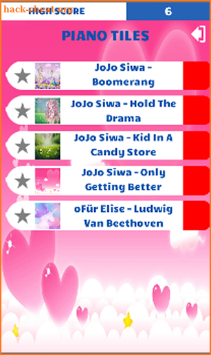 Jojo Siwa  Candy Piano Tiles screenshot