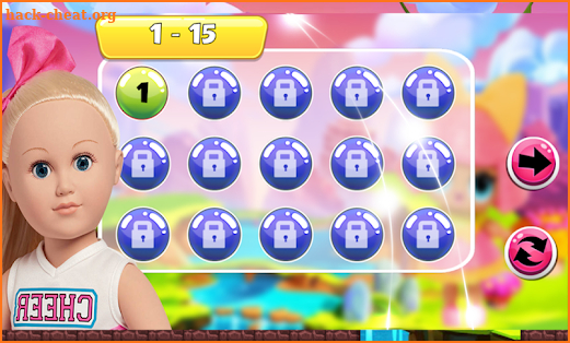 jojo siwa games candy world doll screenshot