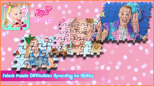 Jojo Siwa Jigsaw Puzzle Game screenshot
