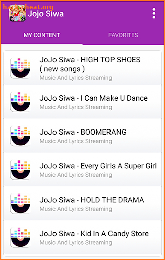 Jojo Siwa -Top Hits Music Lyrics screenshot