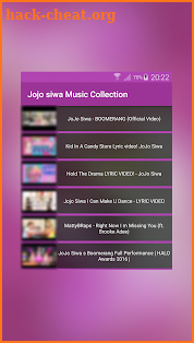 Jojo Songs Collection screenshot