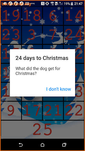Joke A Day Advent Calendar screenshot
