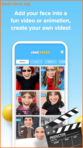 JokeFaces - Funny Video Maker screenshot