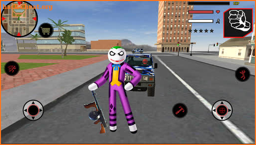 Joker Counter Stickman Rope Hero Crime OffRoad screenshot