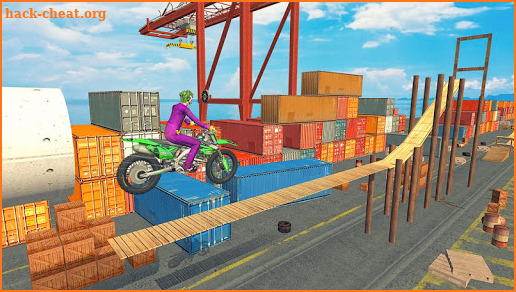 Joker Dirt Bike Stunt: 3D free game screenshot