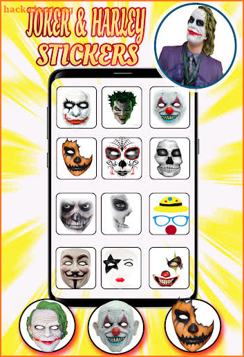 Joker Mask Photo Editor screenshot