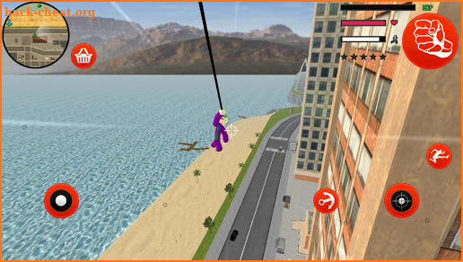 Joker Stickman Rope Hero Ganagster World screenshot