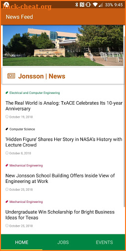 Jonsson Connect screenshot