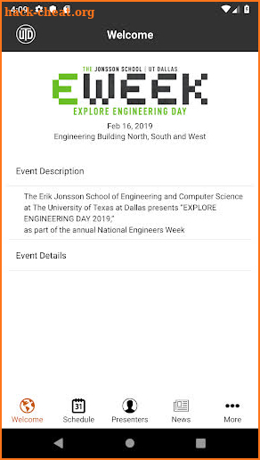 Jonsson School Engineering Day screenshot