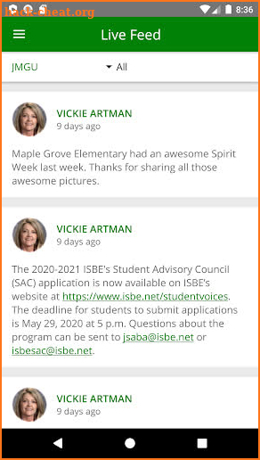 Joppa Maple-Grove Schools screenshot
