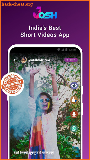 Josh - Made in India App for Trending Short Videos screenshot