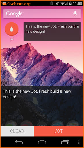 JOT! - Notes Widget screenshot