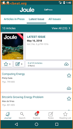 Joule Reader screenshot