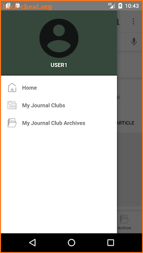 Journal Club screenshot