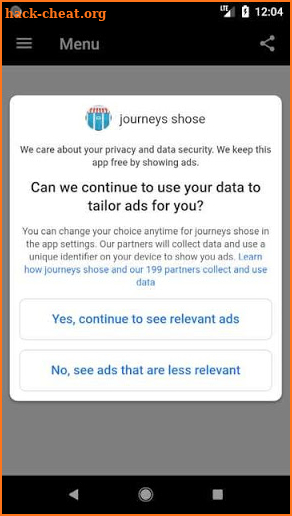 journeys shoes store app screenshot