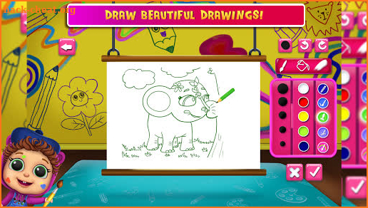 Joy Joy Drawing, Painting, Coloring Games for Kids screenshot