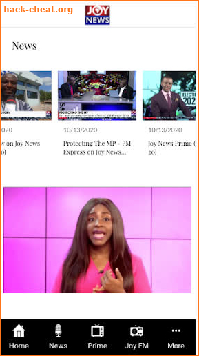 Joy News TV Ghana screenshot
