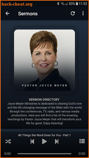 Joyce Meyer's Podcasts & Devotional screenshot