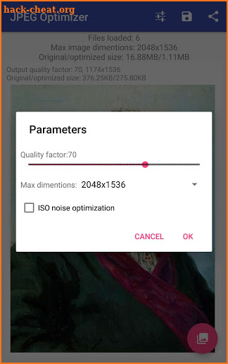 JPEG Optimizer Free screenshot