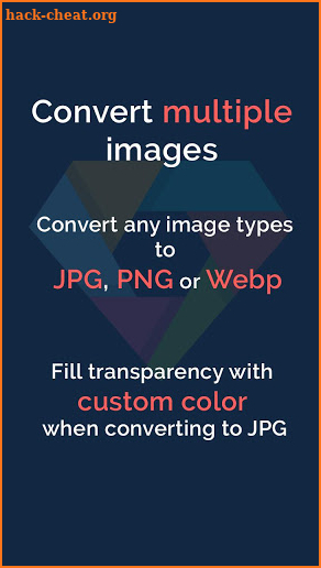 Jpg, Png, Webp Multiple Image Converter & Re-sizer screenshot