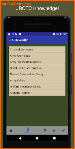 JROTC Guidon screenshot
