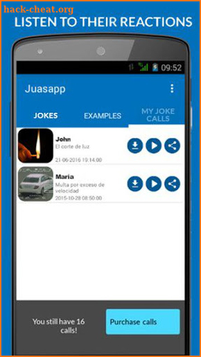 Juasapp - Joke Calls screenshot