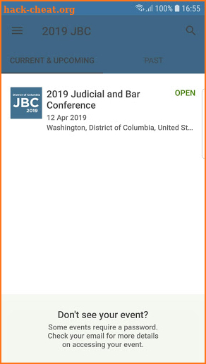 Judicial and Bar Conference screenshot