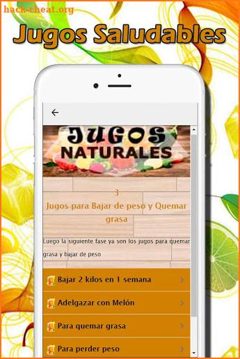 Jugos Saludables screenshot