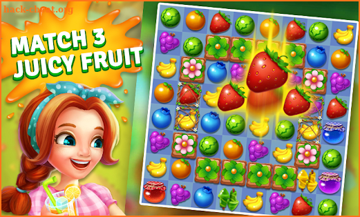 Juice Fruity Splash - Puzzle Game & Match 3 Games screenshot