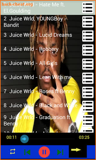 Juice Wrld best music album screenshot