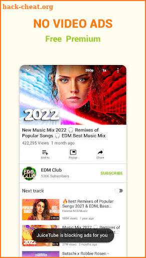 JuiceTube - Skip Ads Tube screenshot