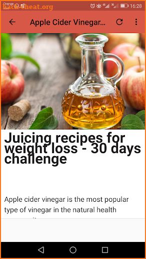 juicing for weight loss - 30 days challenge screenshot