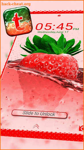 Juicy Strawberry Launcher Theme screenshot