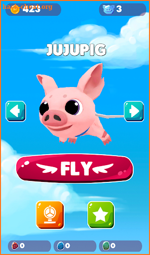 Juju Pig - Fly & Chase of Apple screenshot