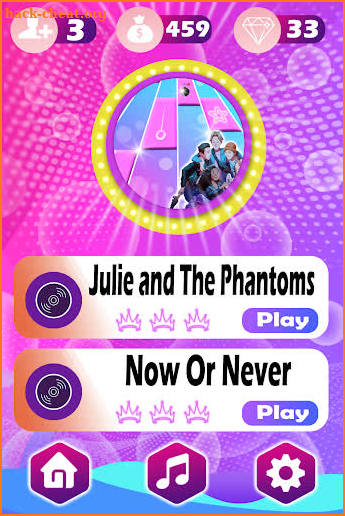 Julie and Phantoms Piano Tiles screenshot