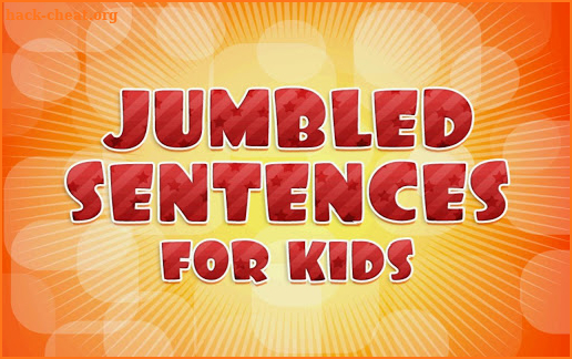 Jumbled Sentences For Kids screenshot