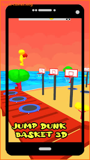 Jump Dunk Basket 3D Master screenshot