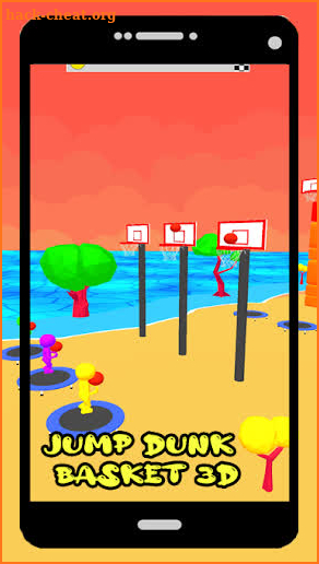 Jump Dunk Basket 3D Master screenshot