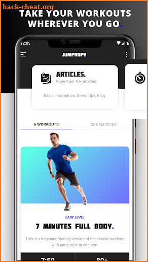 Jump Rope Training App screenshot