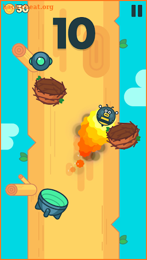 Jumping Bird–Angry Rocket Birdie screenshot