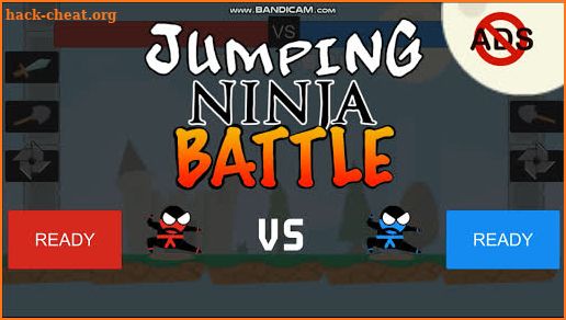 Jumping Ninja Battle - Two Player battle Action! screenshot