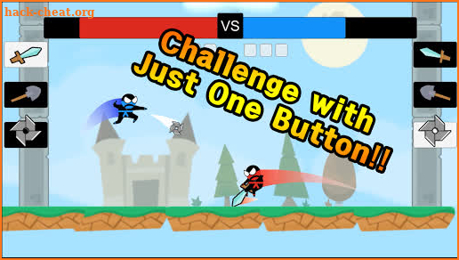 Jumping Ninja Battle - Two Player battle Action! screenshot