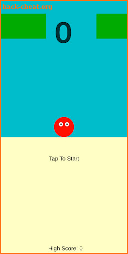 JUMPY BALL—Vertical Flappy Game screenshot