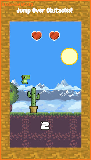 Jumpy Dino: 8-Bit Endless Runner screenshot