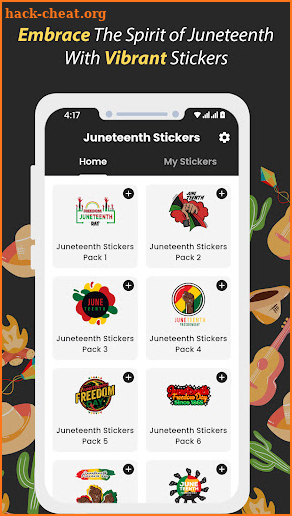 Juneteenth Stickers WAStickers screenshot