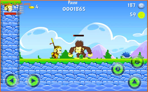 Jungle Adventure of Monkey screenshot