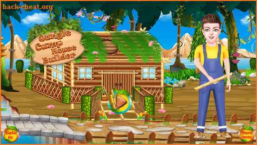 Jungle Camp House Builder screenshot