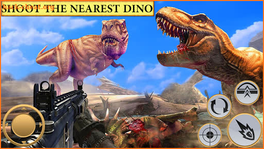 Jungle Dinosaurs Hunter FPS Shooting Game screenshot