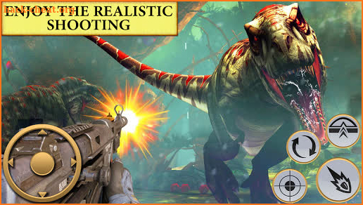 Jungle Dinosaurs Hunter FPS Shooting Game screenshot