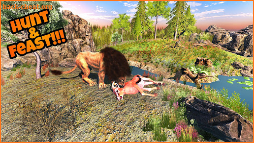 Jungle Lion Simulator: Lion Attack Animal Games screenshot
